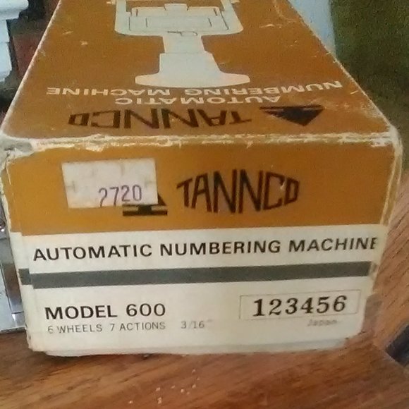 Numbering Machine - Picture 7 of 7